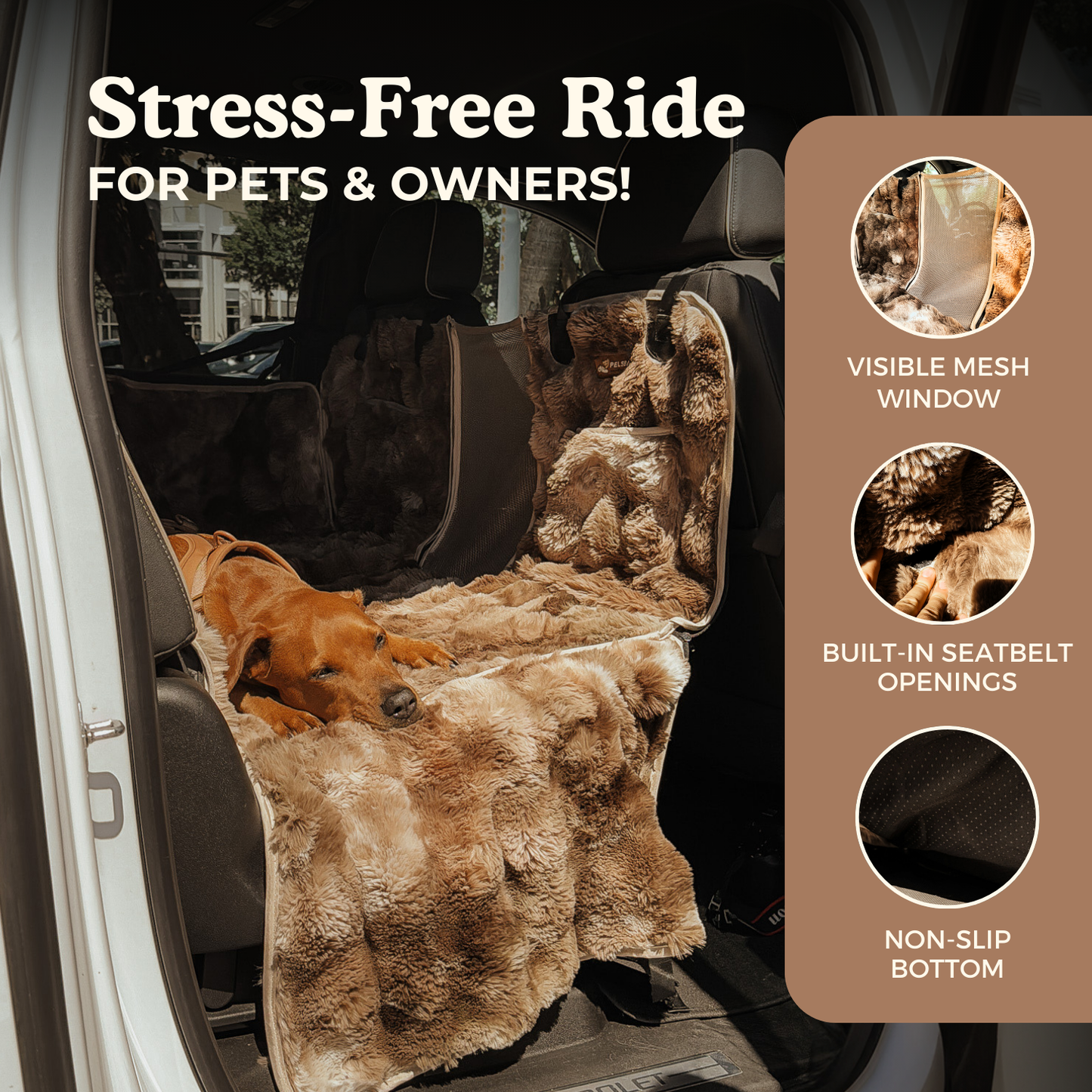 Luxurious Full Backseat Protector