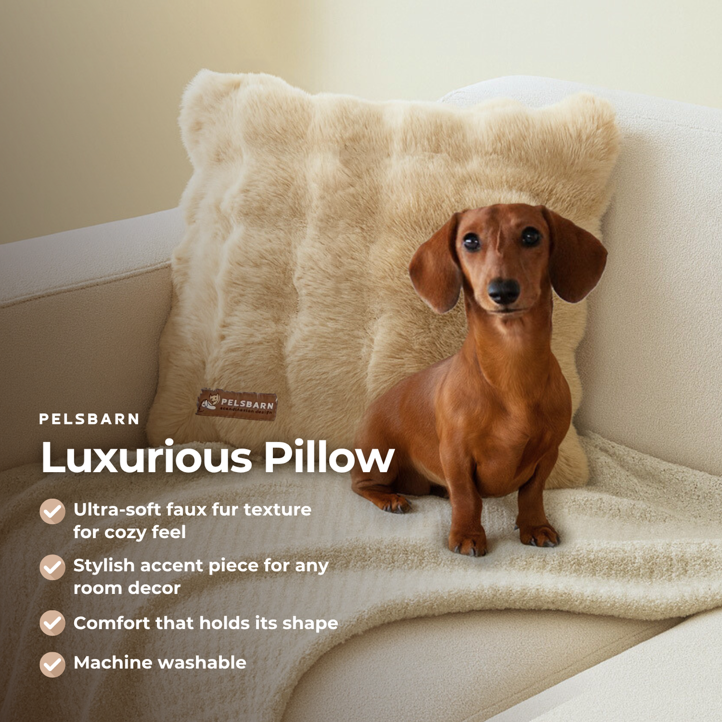 Pelsbarn Luxurious Pillow