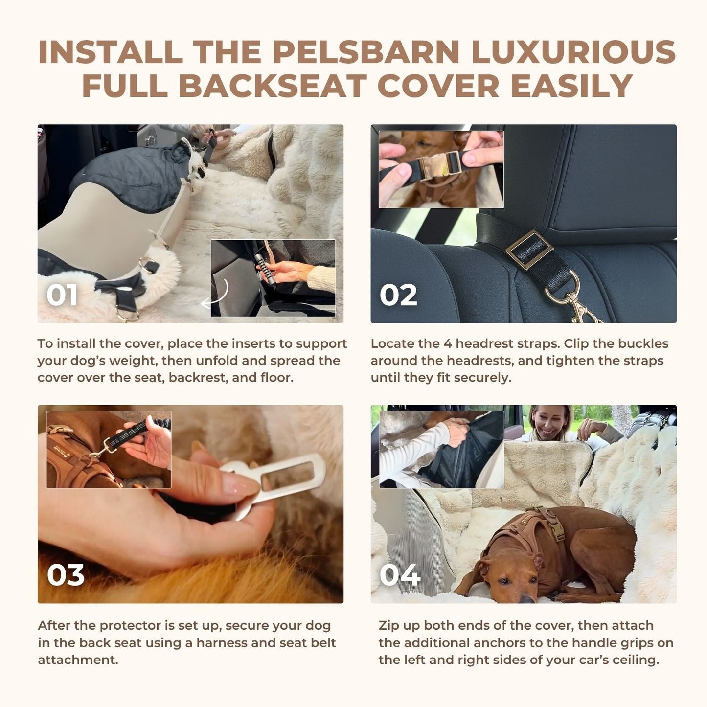Luxurious Full Backseat Protector