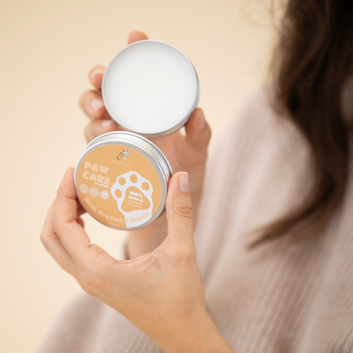Dog paw protection balm (100% natural and vegan)